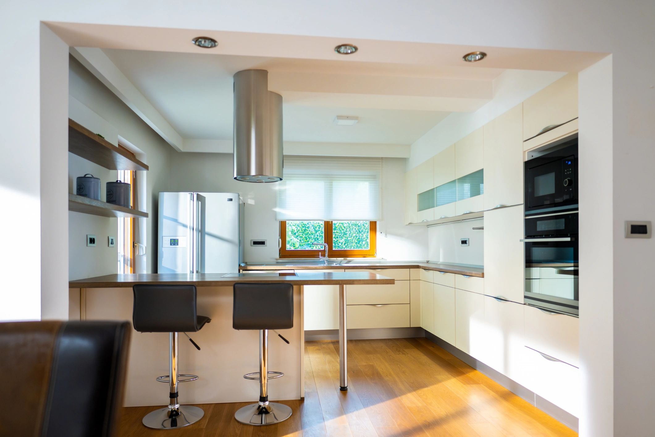 Bright clean kitchen ready for move-in day